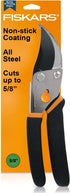 Fiskars Gardening Tools: Bypass Pruning Shears, Sharp Precision-ground Steel Blade, 5/8” Plant Clippers (91095935J)