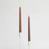 CANDWAX 10 inch Taper Candle Sticks Long Burning Set of 12 - Dripless Dinner Candles for Table Look Like Matte Metallic Candles and are Ideal for Any Occasion - Brown Glitter Taper Candles