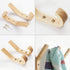 Papatop Wooden Hooks Wall Mounted Wood Coat Hook Decorative Wall Hook Hat Rack 4pcs