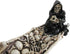 DWK Grim Reaper Skull Boat Decorative Incense Holder | Grim Reaper Decoration Large Incense Burner | Skull Decor Gothic Bookshelf | Reaper Figurines - 10L