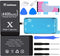 uowlbear Battery for iPhone X, 4400mAh Rechargeable Battery for A1865 A1901 A1902 with Complete Replacement Kits, 2 Set Adhesive Strips and Seal -0 Cycle High Capacity