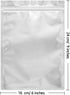 100 Pack Mylar Bags for Food Storage - 6 x 9 Inch Resealable Smell Proof Bags Aluminum Foil Packaging Pouch Bag Silver