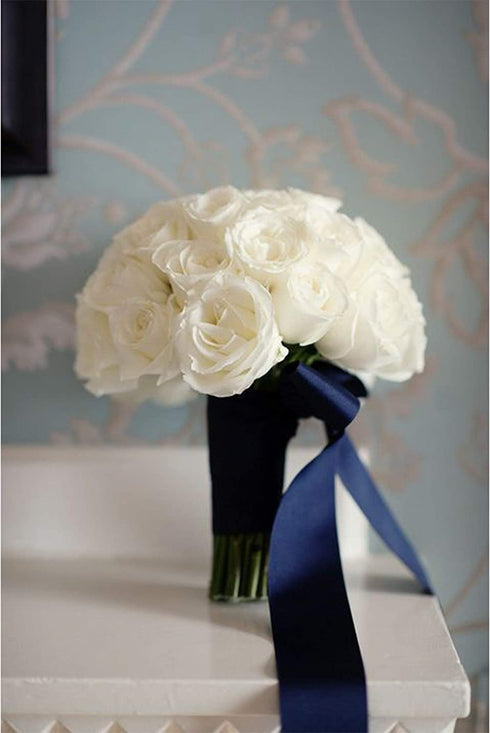 VATIN 1-1/2" Wide Double Faced Polyester Satin Ribbon - 50 Yard (Navy Blue), Perfect for Wedding, Gift Wrapping, Bow Making & Other Projects