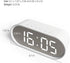mooas Pop Mirror LED Alarm Desk Clock, LED Clock, Alarm/Snooze, Temperature Clock (Pink)