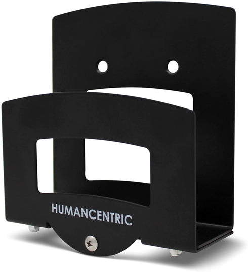 HumanCentric Cable Box Mount and Modem Mount | Adjustable Wall Mount for Small and Wide Devices Like Cable Boxes, Modems, DVD Players, Streaming Media Devices | Patented