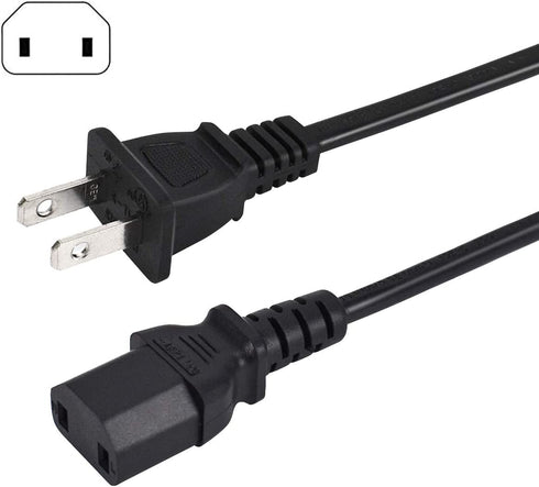 AC Power Cord Cable Compatible with Sony PS4 Pro, Xbox 360 Slim, Xbox One, Xbox 360 E Replacement