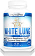 White Lung by NutraPro - Lung Cleanse And Detox.Support Lung Health. Supports Respiratory Health. 60 Capsule - Made in GMP Certified Facility.