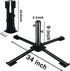 Christams Tree Stand, Heavy Duty Xmas Tree Stand Base for 4 to 10FT Artificial Trees 2.1 Inch Diameter Folding Metal Tree Stand