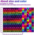 Holographic Rainbow Adhesive Vinyl Roll 6 Sheets 12" x 10" Metallic Glitter Permanent Craft Vinyl Sheets Strips Adhesive Printed Vinyl for DIY Gifts Signs Crafts Easy to Cut & Weed