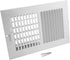 Accord ABSWWH2106 Sidewall/Ceiling Register with 2-Way Design, 10-Inch x 6-Inch(Duct Opening Measurements), White