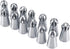 Bakes Flower Nozzles, 13pcs Icing Piping Tips Cupcake Decorating Kit Russian Icing Piping Nozzles Tips Pastry Cake Butter Cream DIY Decor Baking