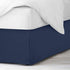 Nestl Pleated Bed Skirt, Easy Fit Bed Skirt, 14 Inch Tailored Drop Bed Skirt, Soft Double Brushed Premium Microfiber Ruffle Bed Skirt, Luxury Bedskirt, Hotel Bed Ruffle, King Bed Skirt Dark Blue