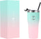 IRON °FLASK Rover Tumbler - 24 Oz, Leak Proof, Vacuum Insulated Stainless Steel Bottle, Hot Cold, Double Walled, Thermo Coffee Travel Mug, Water Metal Canteen