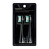 AquaSonic Black Series Replacement Brush Heads 2-Pack - Electric Toothbrush Replacement Brush Heads
