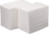 100 Count Luxury Linen Feel Disposable Guest Hand Towels in Bulk, Soft & Absorbent Cloth Like Paper Napkin for Bathroom, Kitchen, Weddings, Parties, Dinners or Events, White by eDayDeal