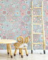 Fun Peel and Stick Wallpaper Cute Contact Paper Colorful Wallpaper Kitchen Contact Paper Decorative Self-Adhesive Wallpaper Removable Waterproof Easy to Clean Wall Covering Vinyl Rolls 17.7''x118''