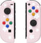 eXtremeRate Cherry Blossoms Petals Patterned Joycon Handheld Controller Housing with Coloful Buttons, Replacement Shell Case for Nintendo Switch & Switch Oled Joy-Con – Joycon and Console NOT Included