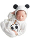 Baby Photography Outfits Boy Girl Panda Newborn Photo Outfit Infant Photo Shoot Crochet Props Picture Knit Romper Hat