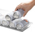 Soda Can Organizer for Refrigerator 2 Pack Can Organizer for Pantry, Freezer, Kitchen, Countertop, Cabinet -Clear Refrigerator Organizer Bins