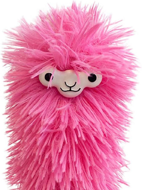 Gift Republic Fuzzy Pink Llama Duster, - GR450039