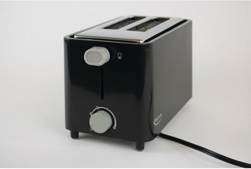Betty Crocker 2-Slice Cool Wall Toaster, Black, BC-2605CB