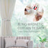 Bling Magnetic Curtain Tiebacks, Decorative Curtain Holdbacks, Crystal Tie Backs for Curtains, Curtain Holders for Window Draperies - 16 inch, Grace, Simplicity & Elegance (Silver, 4)