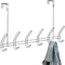 iDesign Classico Steel Over-The-Door 12-Hook Storage Rack - 18.75" x 5" x 10.75", Chrome