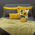 JWH 3D Flower Throw Pillow Covers Aesthetic Round Accent Pillow Cases Handmade Decorative Pillowcase Soft Velvet Cushion Covers Farmhouse Living Room Sofa Couch Decor Sham Gifts 12 Inch Gold Yellow