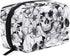 ZOEO Makeup Pouch Sugar Skull Mexican Floral Halloween Mini Makeup Bag Organizer Travel Zip Toiletry Bag Small Cosmetic Train Case Beauty Bag for Teens Girls Women Black White