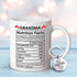 Mother's Day Gifts For Grandma From Grandson Grandmother Nutrition 11oz Coffee Mug Best Grandma Mother's Day Gifts From Granddaughter Mothers Day Birthday Christmas Cup Present For Nana With Keychain