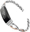 TRUMiRR Women Band for Inspire 2 / Inspire HR / Inspire, Stainless Steel & Crystal Diamond Watchband Jewelry Strap Feminine Wristband Bracelet for Fitbit Inspire 2 / Inspire HR / Inspire Smart Watch