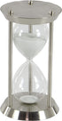 Deco 79 Metal/Glass 60 Minute Hourglass, 12 by 7-Inch