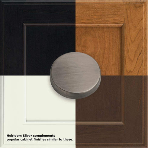 Franklin Brass Heirloom Silver Pierce Handle Pull, Cabinet Handles and Drawer Pulls for Kitchen Cabinets and Dresser Drawers, 3 Inch, 10-Pack, P29519K-904-B, Cabinet Hardware