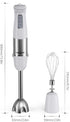 Immersion Stick Hand Blender with Stainless Steel Blades, Powerful Electric Ice Crushing 6-Speed Control Handheld Food Mixer, Purees, Smoothies, Shakes, Sauces & Soups