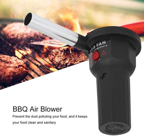 Portable BBQ Fan DC 5V USB Cable BBQ Air Blower Ventilator Grill Aid Blowing Machine Outdoor Camping Picnic Grill Cooking Tool