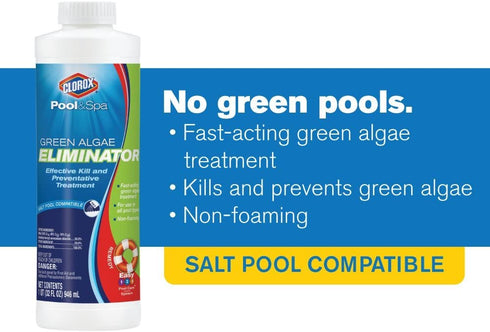 Clorox Pool&Spa Green Algae Eliminator2 32 oz
