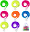 ONESING 19 Pcs Magic Worms Toys Wiggly Worms On String Twisty Fuzzy Worm Toys for Carnival Kid Party Favors Xmas Gifts