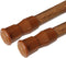 AIZESI 2pcs Tension Rod Wood Tension Curtain Rod 28 To 48 Inches Small Expandable Spring Loaded Curtain Tension Rods Adjustable Expandable Pressure Curtain Tension Rods For Kitchen, bathroom,cupboard