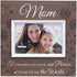 Malden International Designs Sun Washed Words Mom Walnut Distressed Picture Frame, 4x6, Walnut