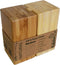 Natural Bamboo Wood Salt and Pepper Shakers