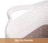 Goodpick Cube Storage Bins - Shelf Baskets for Storage Toys Storage Basket Towel Book Cloth Storage Bins for Office Woven Basket for Shelves Baby Laundry Basket Closet Storage Basket, 13.4''x9.8''x9''