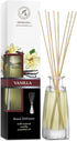 Reed Diffuser with Natural Essential Oil Vanilla 3.4 oz (100ml) - Scented Reed Diffuser - Non Alcohol - Gift Set with Bamboo Sticks - Best for Aromatherapy - SPA - Home - Office - Fitness Club