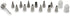 Fox Run Icing Decorating Set, 17-Piece