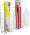 Home Basics Organizer Rust Resistant, Perfect for Food Storage, Silver Foil, Wax Paper, Sandwich Bags, Plastic Wrap-Mounts