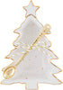 Mud Pie Dip Cup Set, Tree 6.5" x 4.75" White and Gold, 48500157T