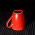 Homvare Porcelain Coffee Mug, Suitable for Both Hot and Cold Beverage Dishwasher and Microwave Safe, 10 oz - Red - 2 Pack