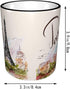 Paris Eiffel Tower Coffee Mug Funny Ceramic Tea Cup with Box Mugs for Office&Home Women Men Gift 11 OZ