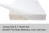Soft Stretch Queen Size Fitted Sheet Only - Jersey Knit, Cozy T-Shirt Like & 4-Way Stretchy Snug Fit & Stay in Place, No More Slipping Off for Mattress (Deep: 5"-16") - White, Queen