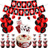JUZIPI Harly Quinn Birthday Party Decorations Supply Accessories Bunting Banner Balloon Cute and Lovely Birthday Decorations Garland Set for Kids Children Boys and Girls