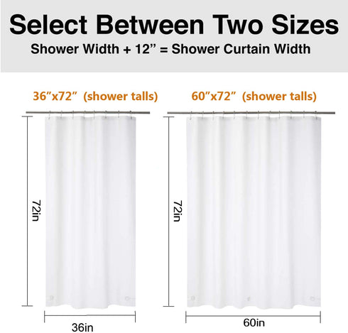 Kikiry Floral Shower Curtain Set 60''W x 72''L Teal Flower Watercolor Aqua Ink Spring Blossom Turquoise Peony Rose Polyester Fabric Waterproof 12 Pack Plastic Hooks